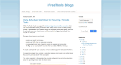 Desktop Screenshot of blogs.ifreetools.com