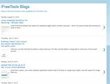 Tablet Screenshot of blogs.ifreetools.com